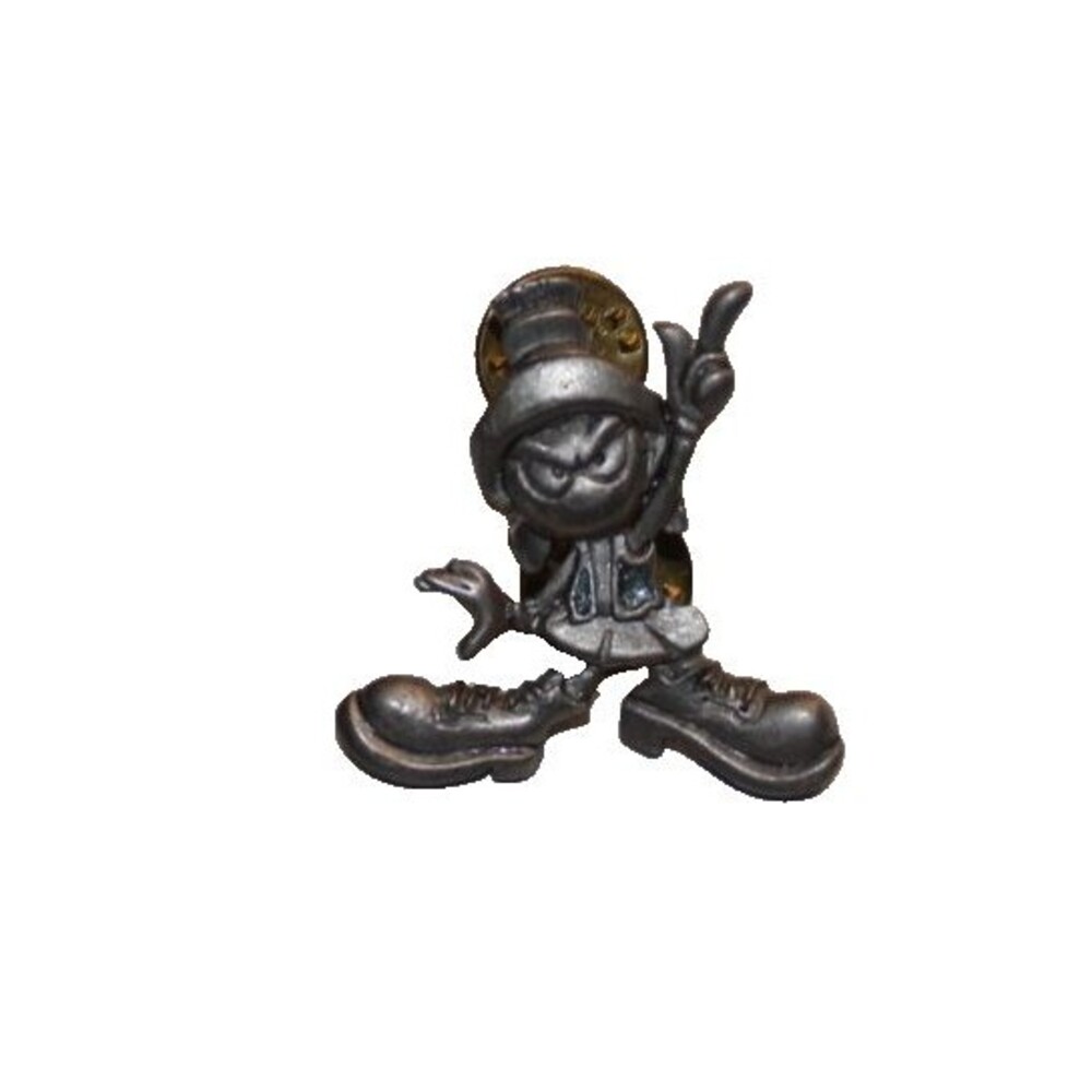 Vintage Warner Bros  Looney Toons Marvin The Martian Pewter Pin 1995